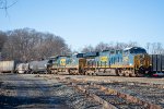 CSX 3468 leads Q424 into its destination of West Springfield Yard 